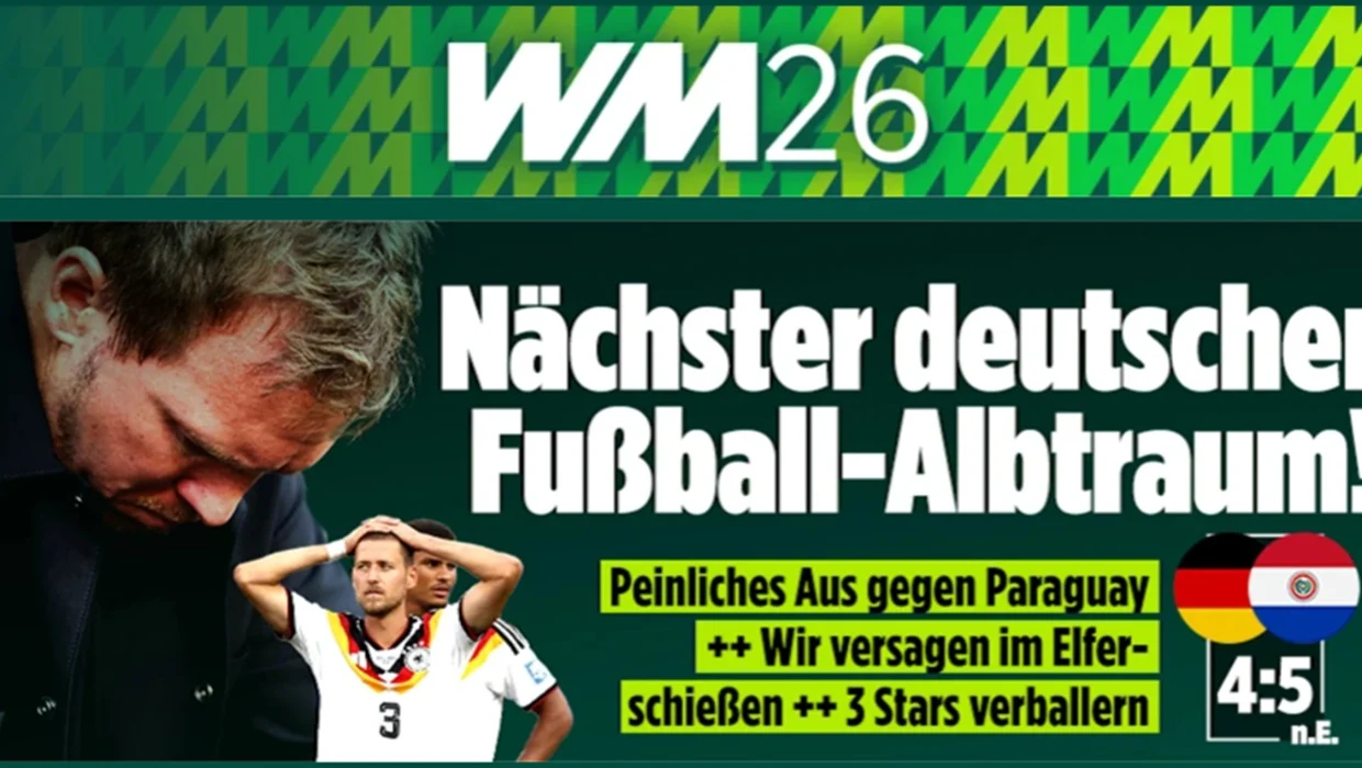 La prensa alemana durísima tras la eliminación del Mundial 2026: “humillación y actuación desastrosa”