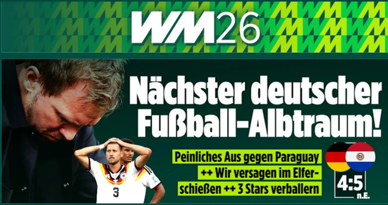 La prensa alemana durísima tras la eliminación del Mundial 2026: “humillación y actuación desastrosa”
