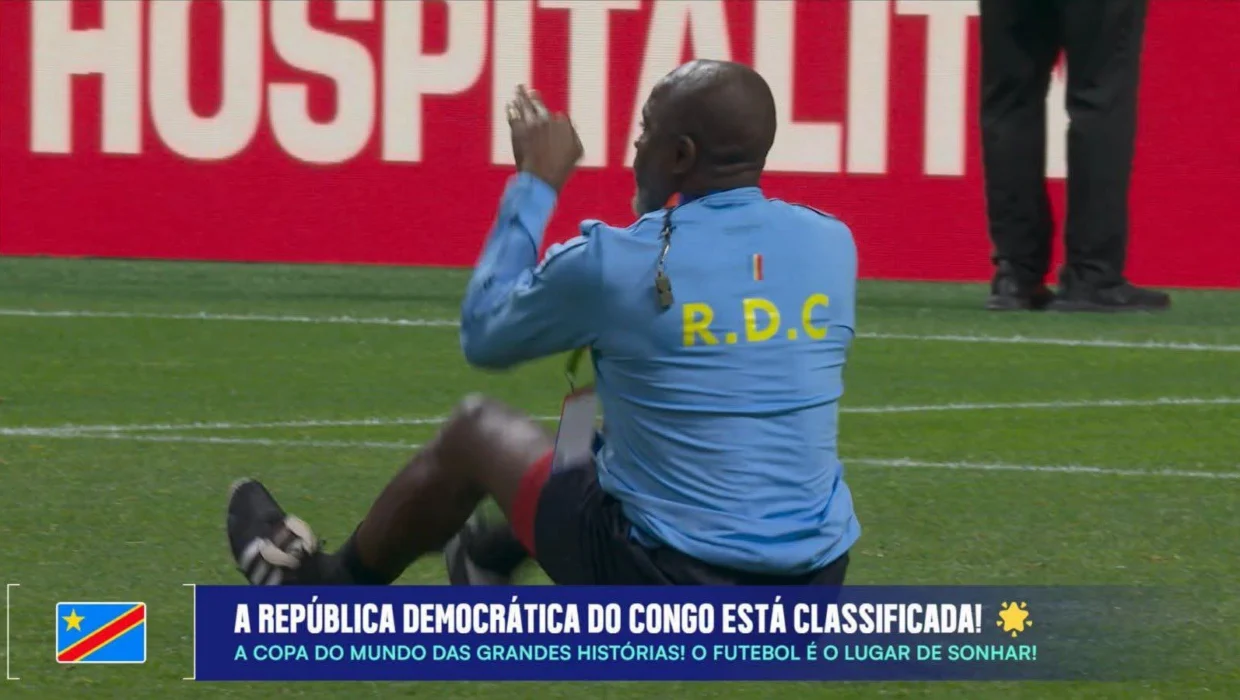El viral festejo de Kidiaba tras la clasificación de RD Congo a 16avos del Mundial