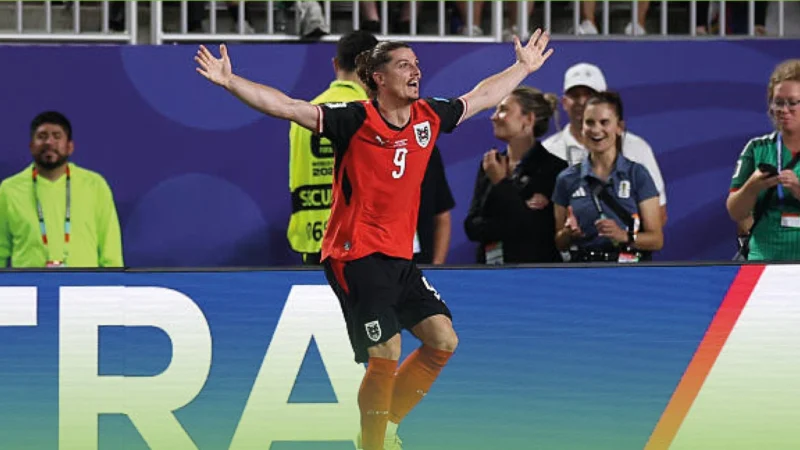 Un golazo de Sabitzer le da nuevamente la ventaja a Austria sobre Argelia