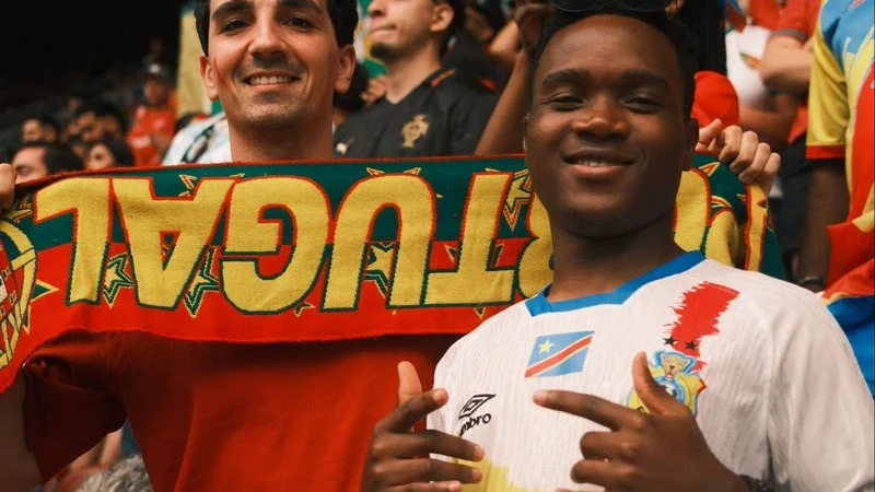 El canto viral de un hincha de RD Congo burlándose de Cristiano Ronaldo