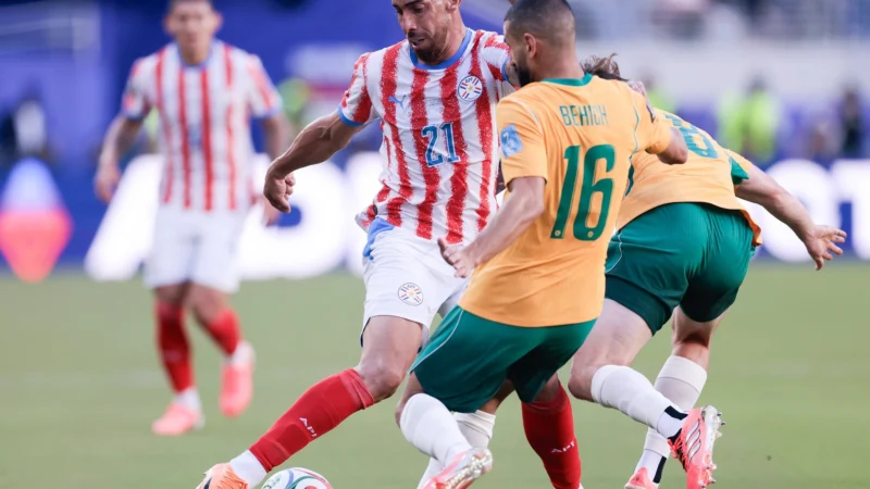 Clasificación en suspenso para Paraguay tras igualar con Australia en Santa Clara
