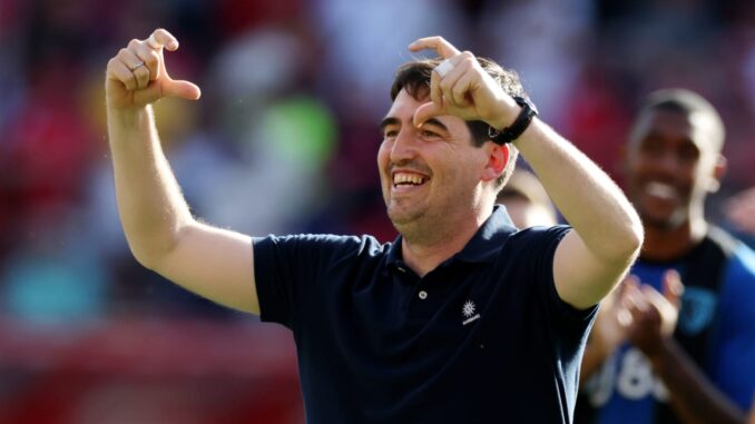 Andoni Iraola, nuevo entrenador del Liverpool