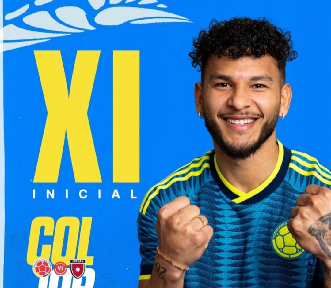 Colombia y su formación confirmada ante Jordania con James Rodríguez y Luis Díaz como titulares