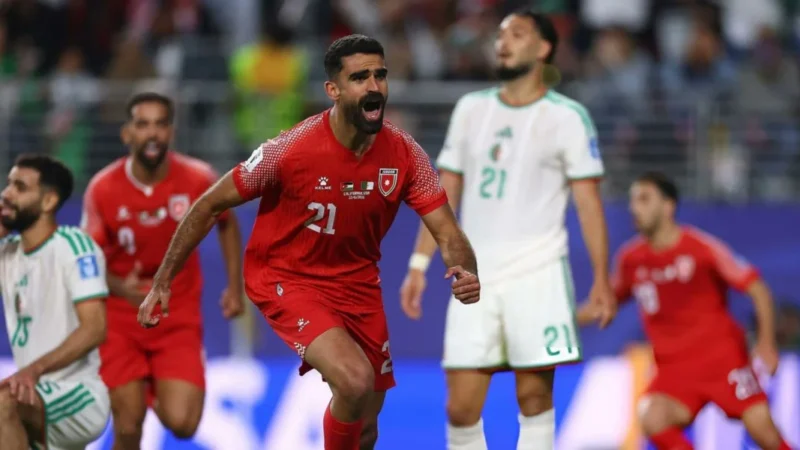 Nizar Al Rashdan adelantó a Jordania ante Argelia