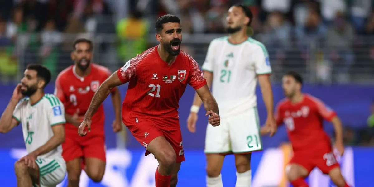 Nizar Al Rashdan adelantó a Jordania ante Argelia