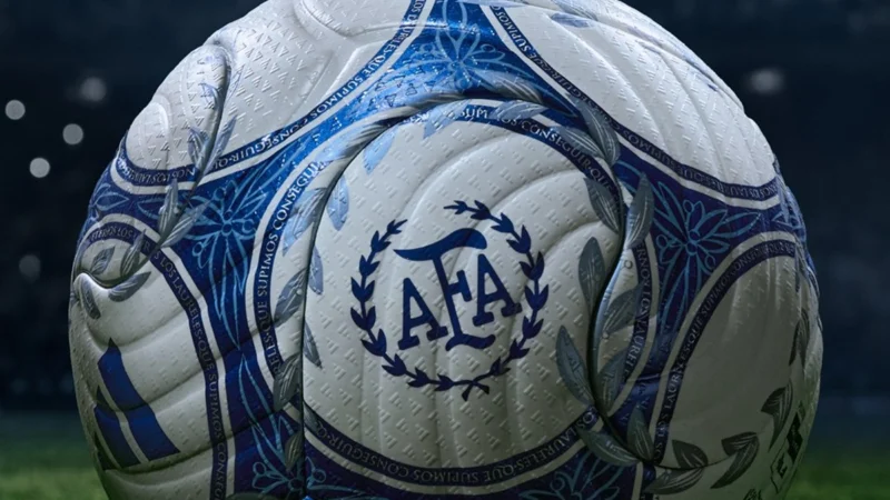 AFA y Adidas presentaron la nueva pelota de la Liga Profesional en Argentina