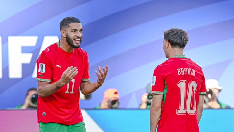 Marruecos ya derrota a Escocia con un golazo de Saibari
