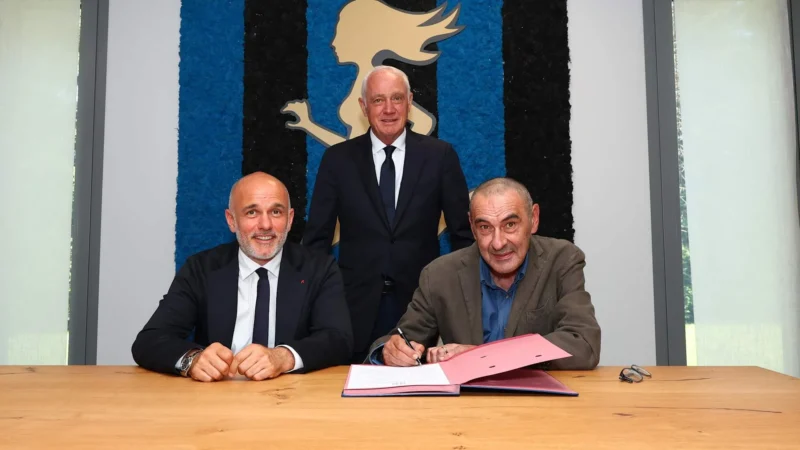 Atalanta anunció a Maurizio Sarri como nuevo entrenador