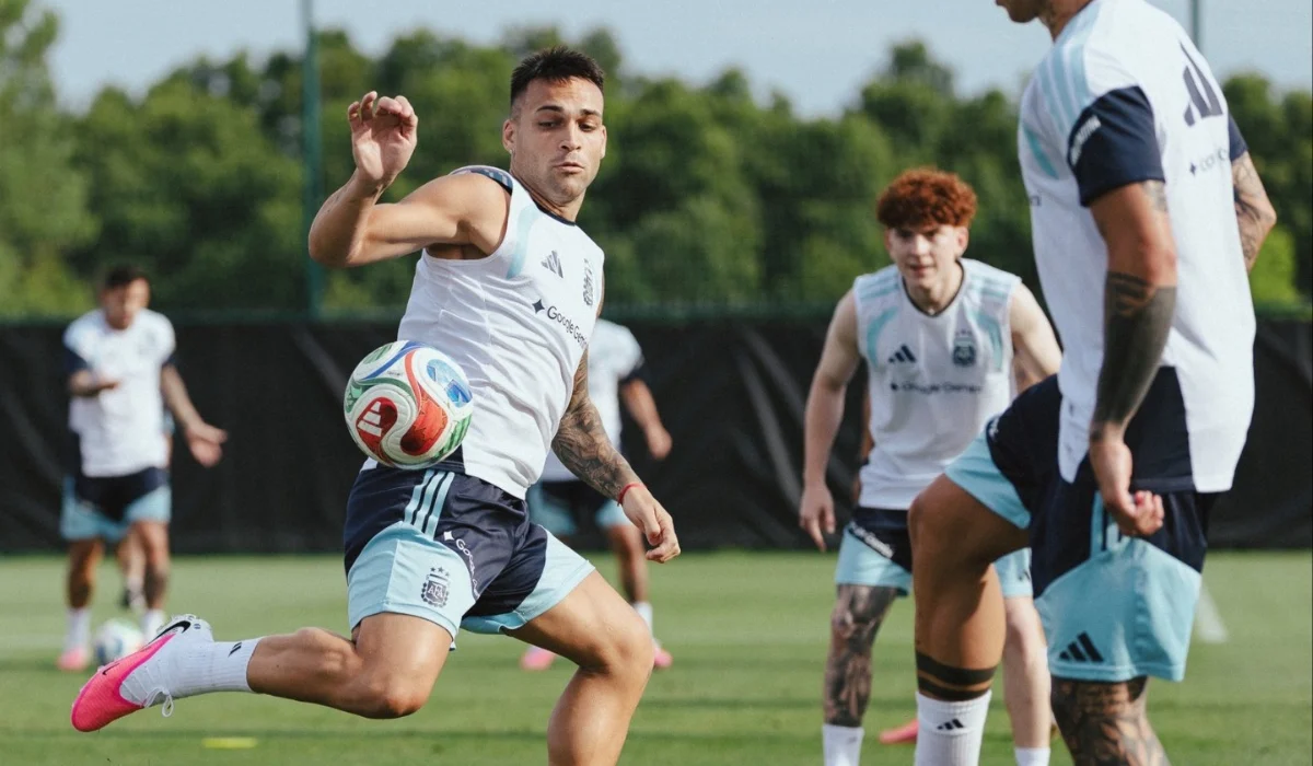 La Selección Argentina volvió a entrenar pensando en Austria