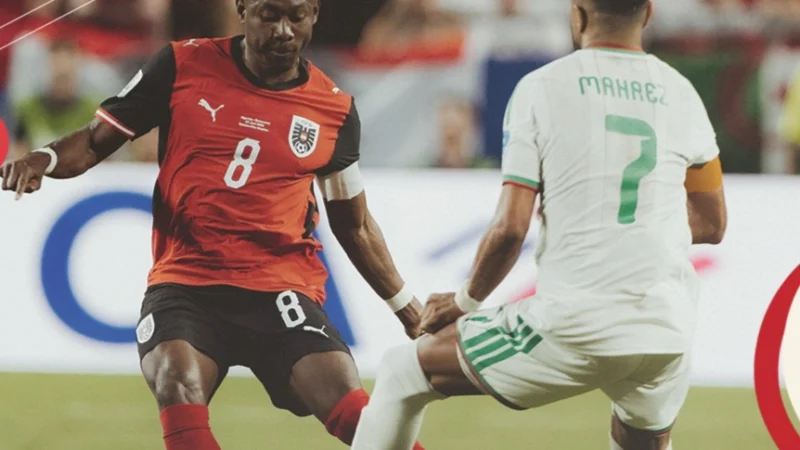 Un partido lleno de goles: Argelia y Austria otra vez empatados