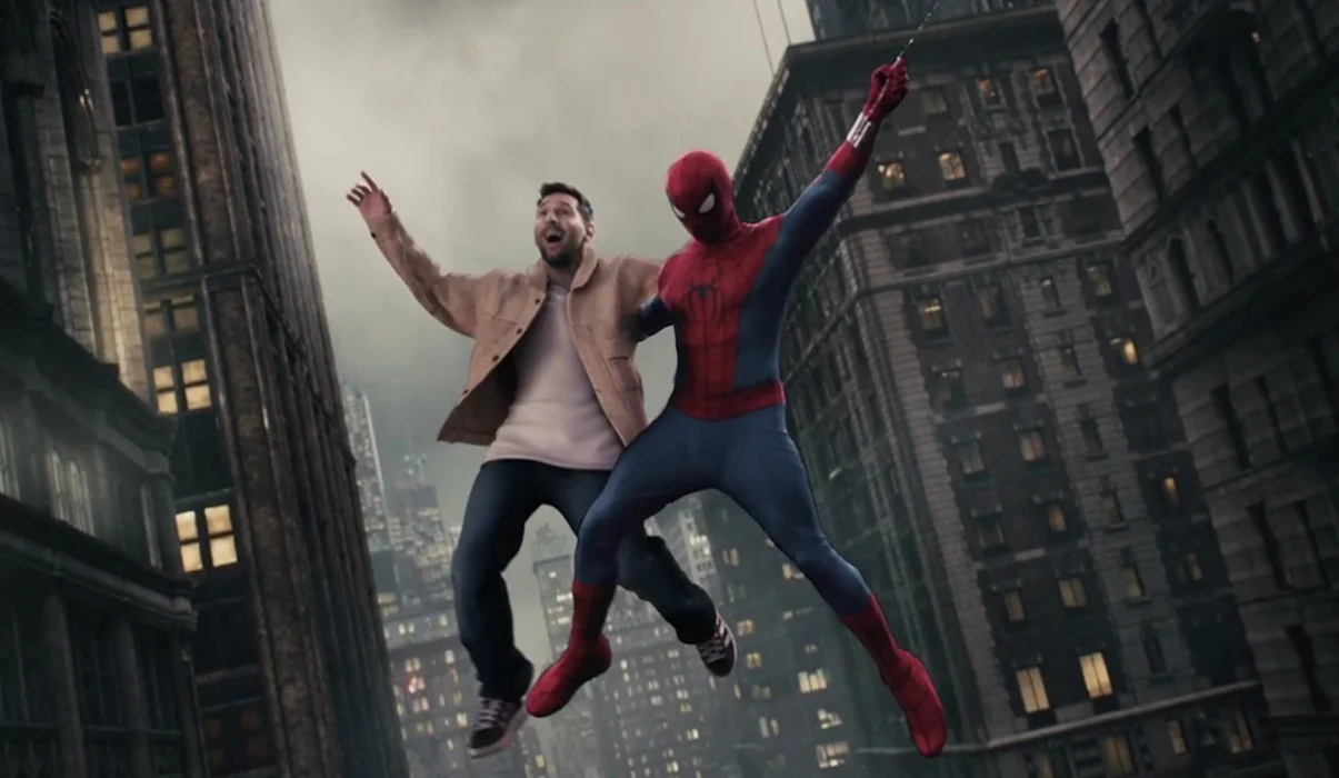 Cumbre de superhéroes: Lionel Messi la rompió actuando junto a Spiderman