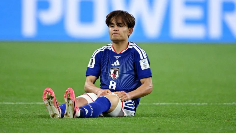Alarmas encendidas en Japón por la lesión de Takefusa Kubo