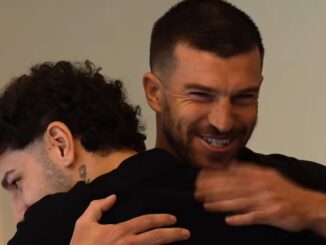 El influencer argentino tuvo su momento con el jugador de Nueva Zelanda. Tim Payne se encontró con Valen Scarsini, el responsable del furor