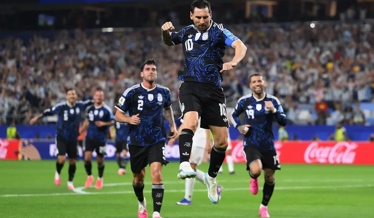 Argentina triunfó ante Jordania con golazo de Messi incluido y terminó con puntaje perfecto