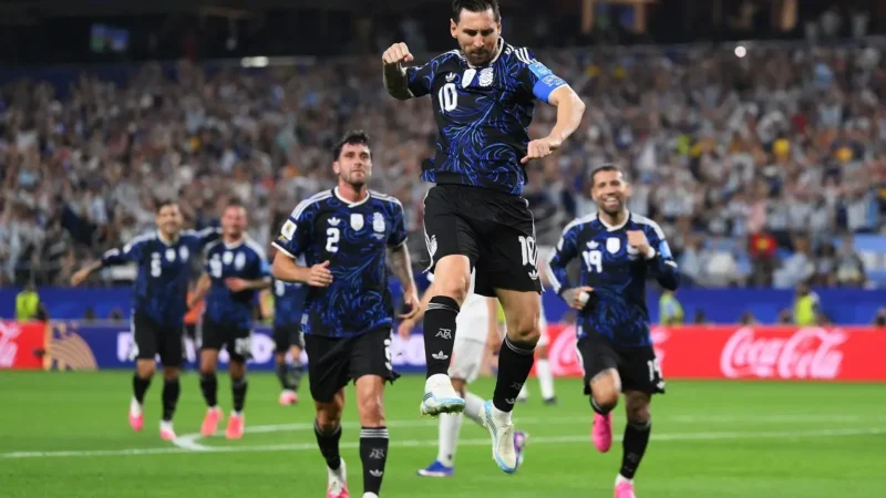 Argentina triunfó ante Jordania con golazo de Messi incluido y terminó con puntaje perfecto