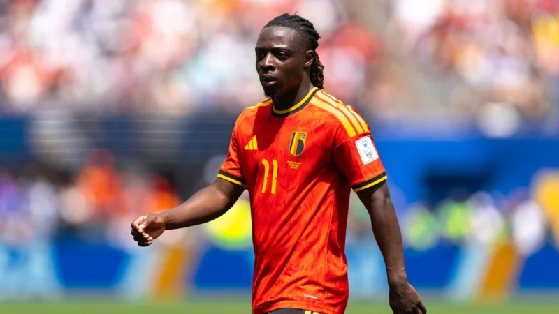 ¿Por qué no juega Jérémy Doku en Bélgica ante Irán?