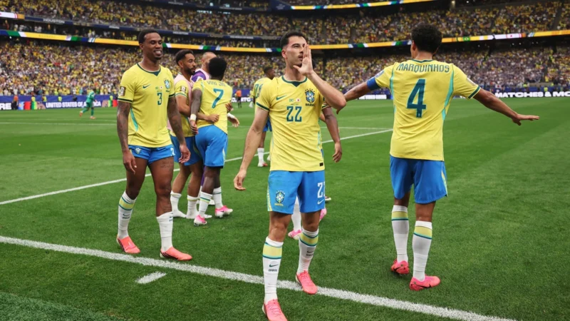 Gabriel Martinelli le dio la clasificación a Brasil con su primer gol en Mundiales