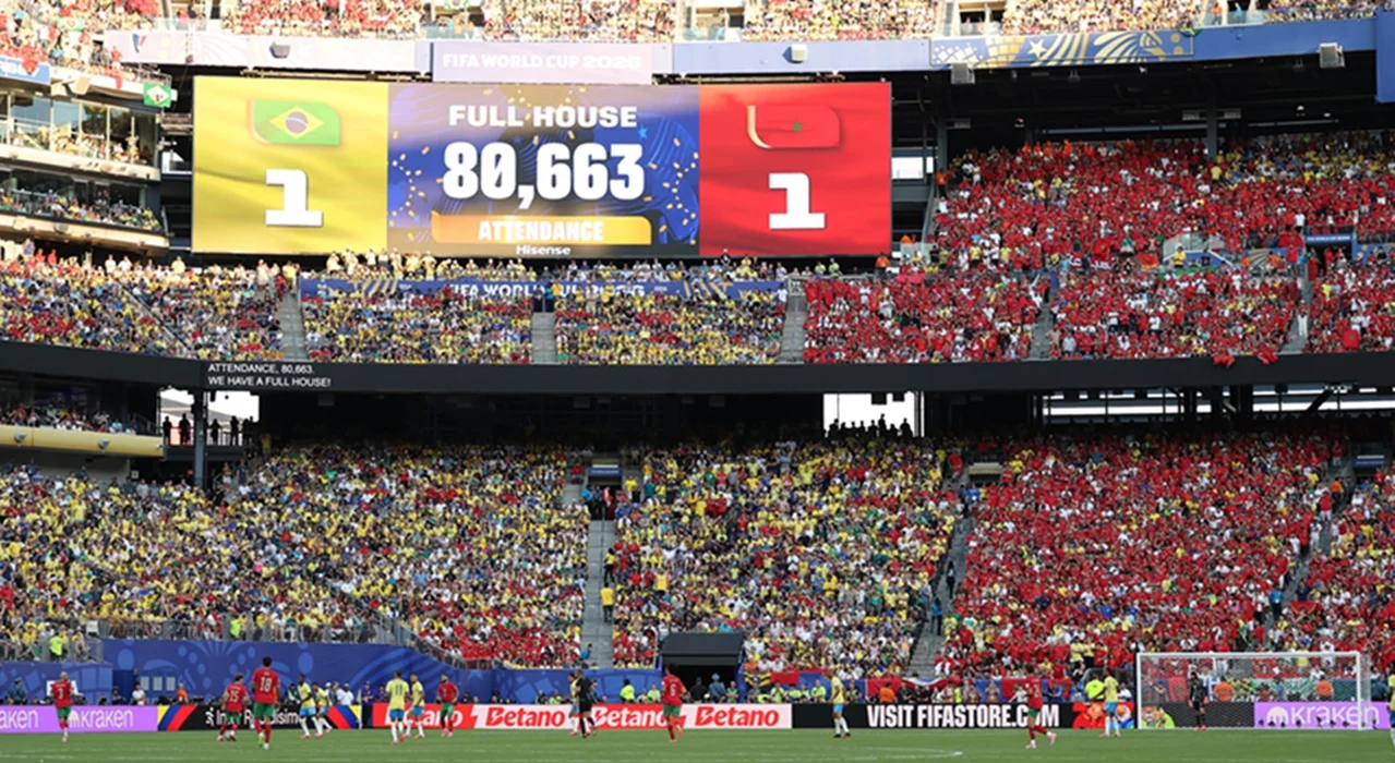 Brasil vs Marruecos con lleno total: full house en el MetLife Stadium