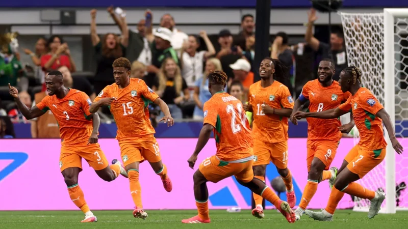 Infernal golazo de Amad Diallo para el empate de Costa de Marfil ante Noruega