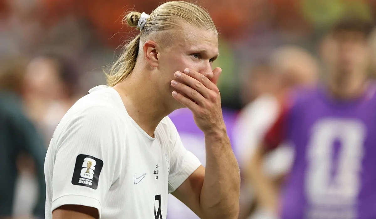 Haaland llegó a los 60 goles en 53 partidos con Noruega
