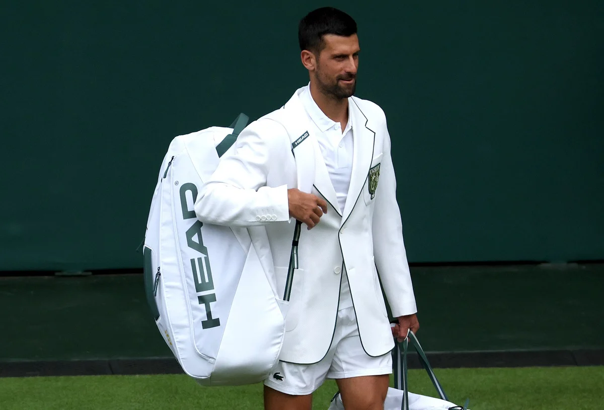 Djokovic sorprendió en Wimbledon con su tremendo outfit