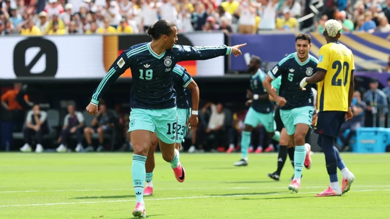 Alemania necesitó 109 segundos para abrir la cuenta ante Ecuador