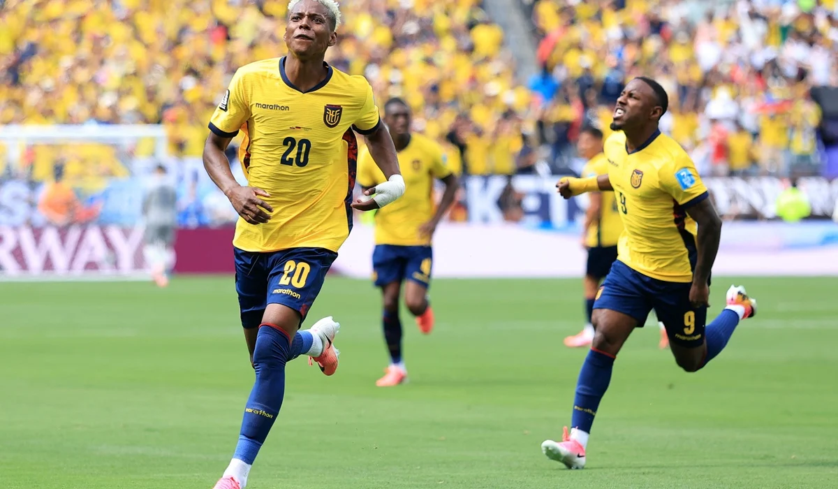 Nilson Angulo marcó el primer gol de Ecuador en la Copa Mundial 2026