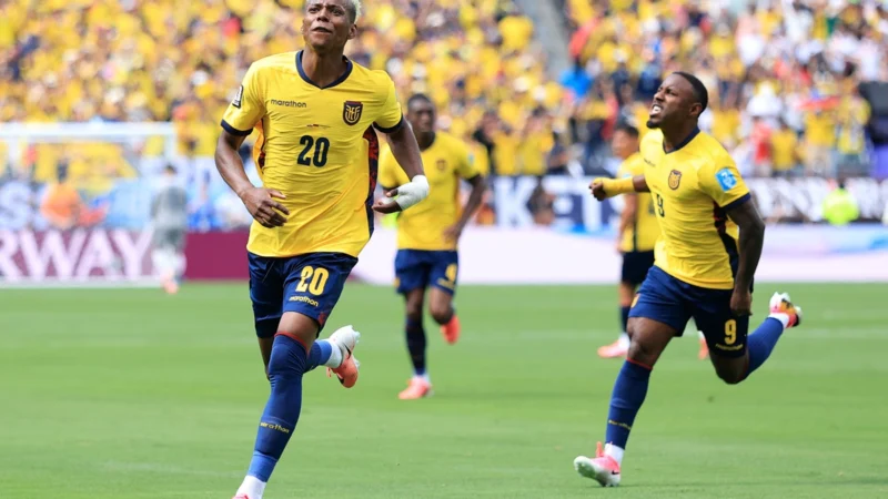 Nilson Angulo marcó el primer gol de Ecuador en la Copa Mundial 2026
