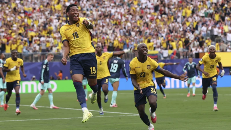 Ecuador hizo historia ante Alemania y avanzó en el Mundial