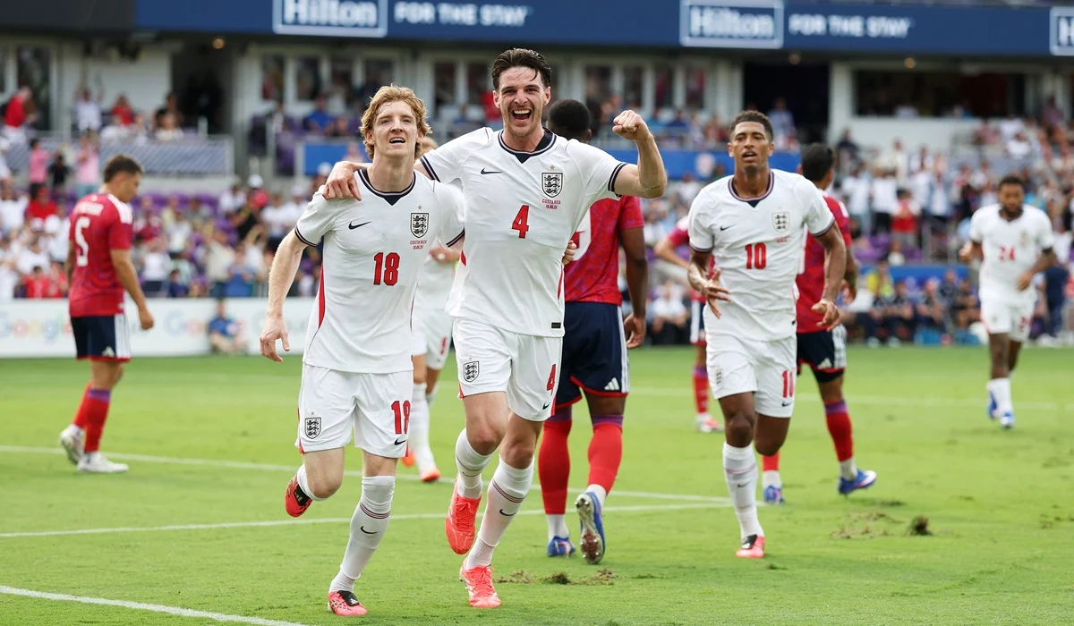 Inglaterra le hizo precio e igual goleó a Costa Rica