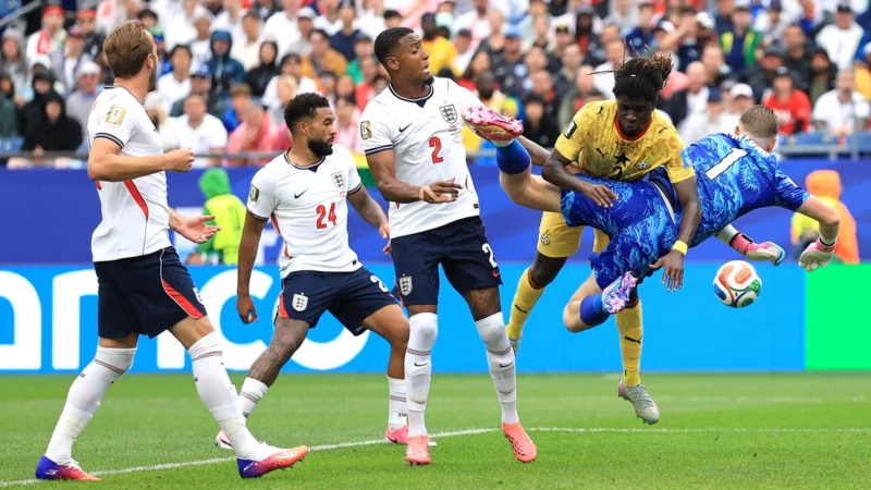 Inglaterra y Ghana aburrieron por doquier en Boston