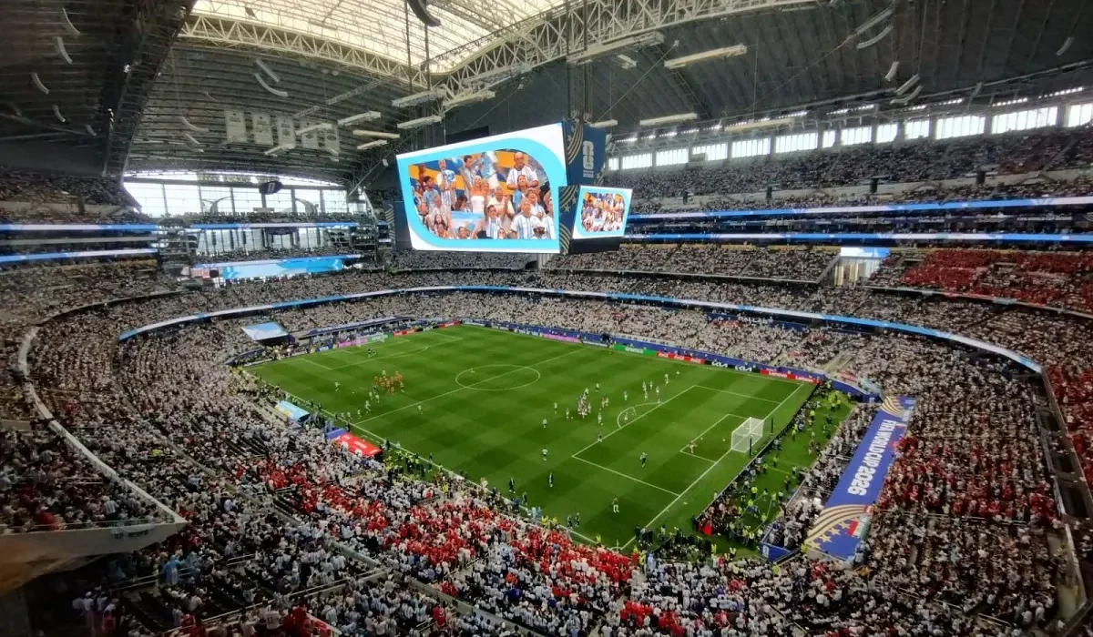 Argentina copó el AT&T Stadium de Dallas con más de 80 mil hinchas ante Austria