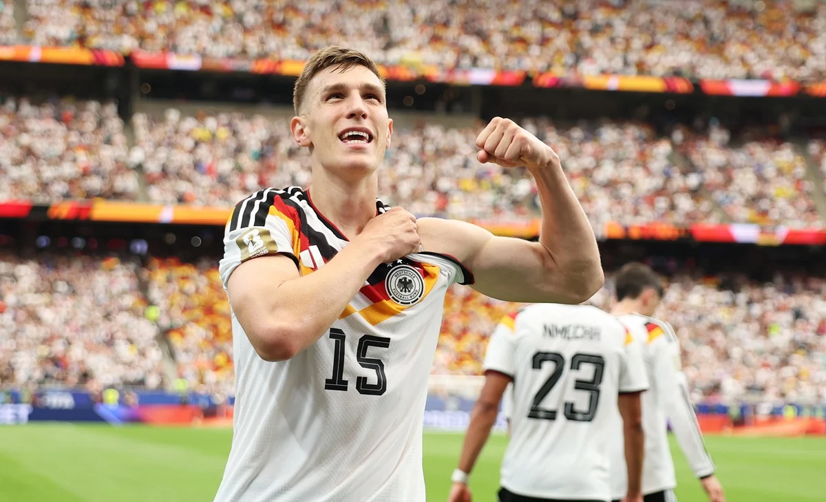 Alemania padeció a Curazao pero se fue al descanso con ventaja por goles de Schlotterbeck y Havertz