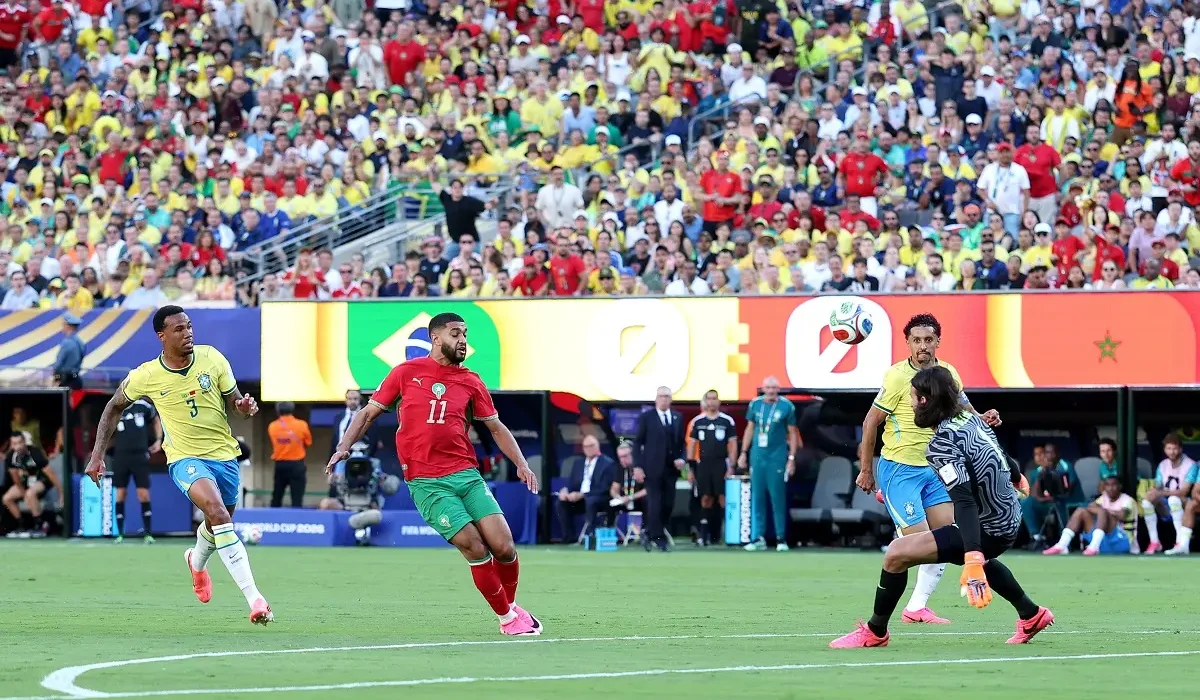 Marruecos sorprende a Brasil con un golazo de Ismael Saibari