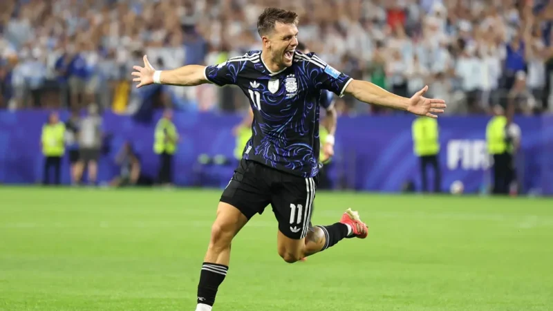 Golazo de Giovani Lo Celso en su primer partido con Argentina en un Mundial y debut en la red