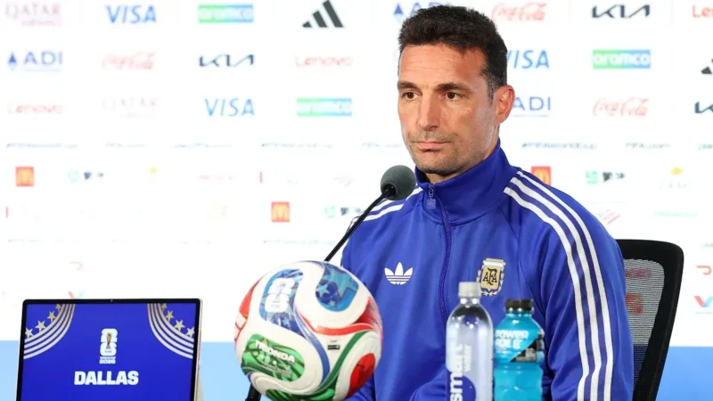 Lionel Scaloni: «Parecía que iba a ser fácil y no lo fue pero estamos clasificados»