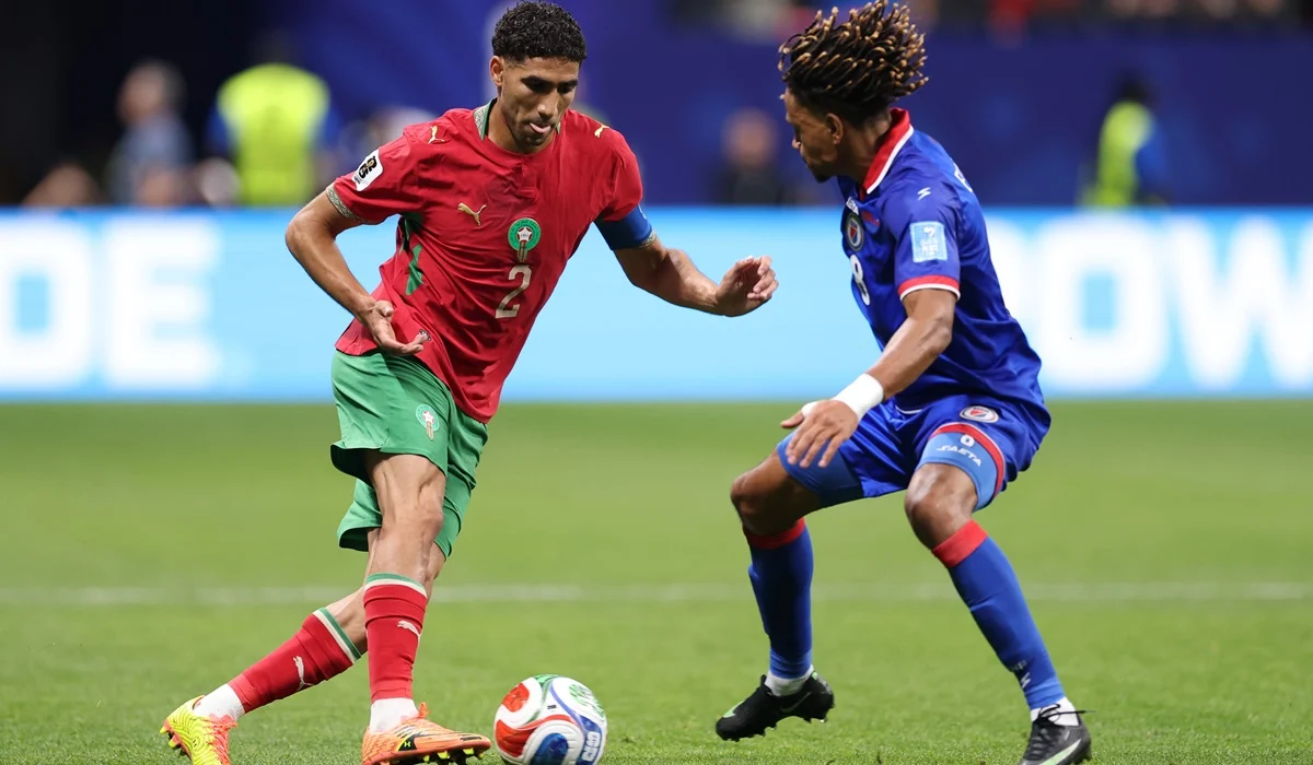Hakimi igualó para Marruecos que busca el primer puesto ante Haití