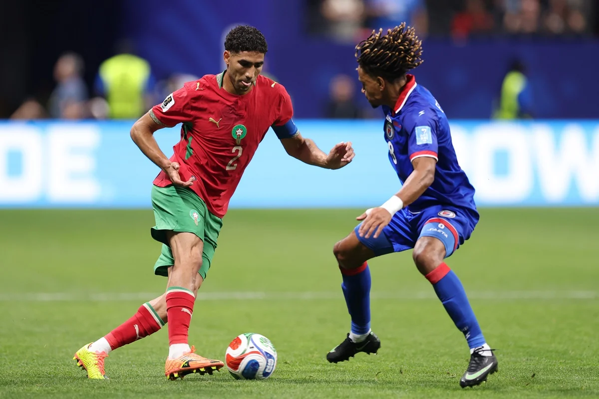 Hakimi igualó para Marruecos que busca el primer puesto ante Haití