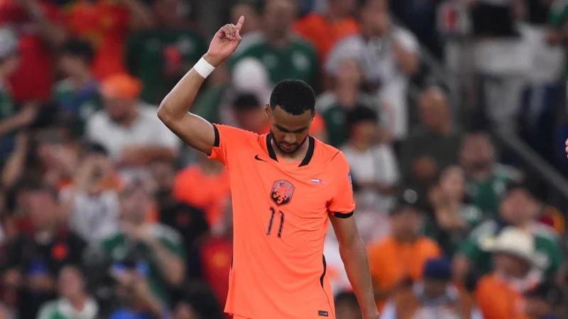Gakpo marcó en Países Bajos vs Marruecos y estalló en emoción tras darse a conocer su situación extradeportiva