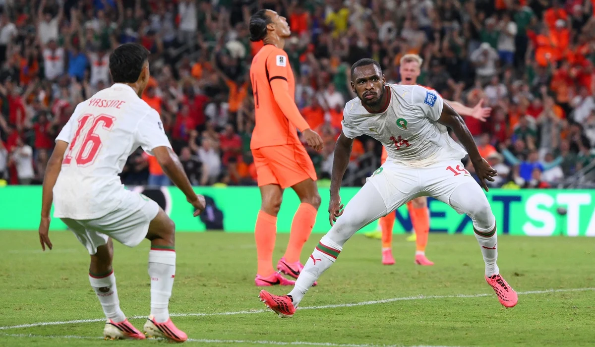 Issa Diop marcó su primer gol con Marruecos para llevar a prórroga el partido ante Países Bajos