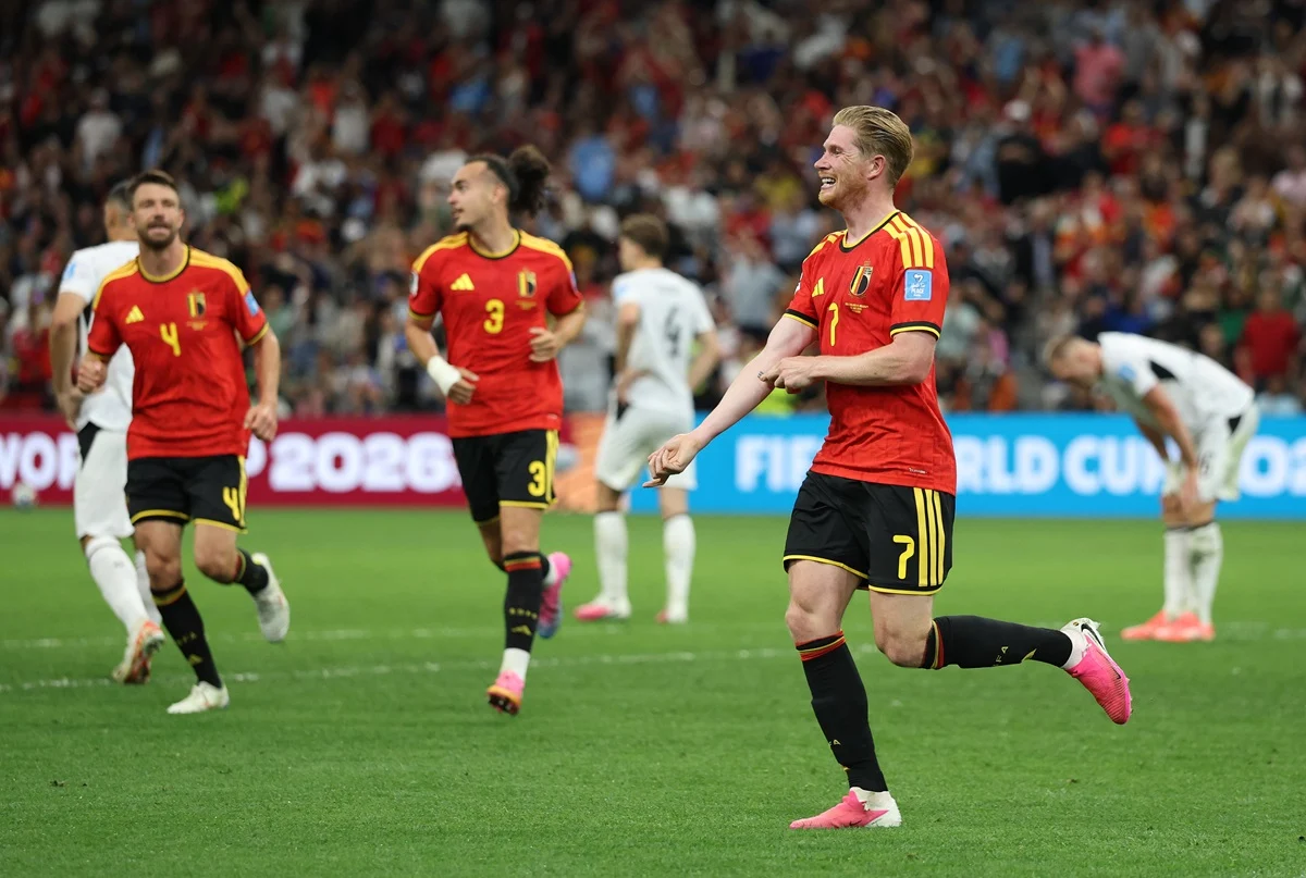 De la mano de De Bruyne, Bélgica golea a Nueva Zelanda