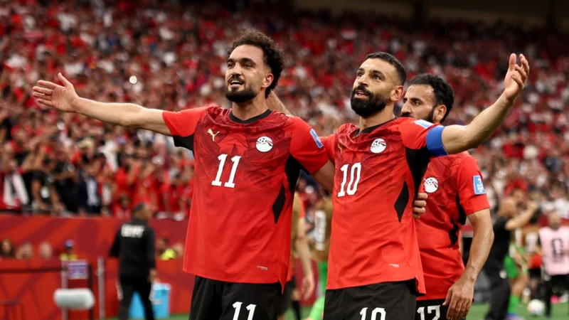 Egipto logró ante Nueva Zelanda el primer triunfo de su historia en la Copa Mundial de Fútbol
