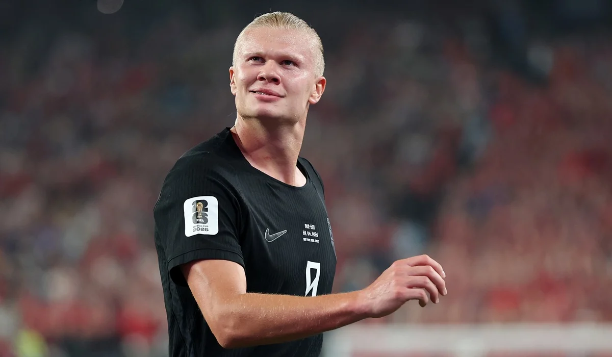 Haaland volvió a marcar doblete, lleva 4 goles en el Mundial 2026 y 60 con la Selección de Noruega