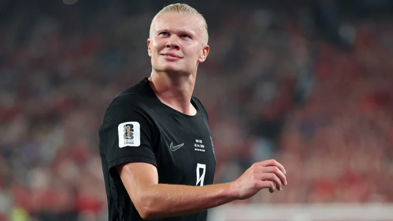 Haaland volvió a marcar doblete, lleva 4 goles en el Mundial 2026 y 60 con la Selección de Noruega