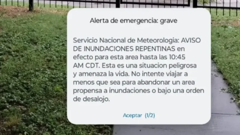 Alarma en la próxima sede de Argentina: peligro de fuertes lluvias e inundaciones en Dallas