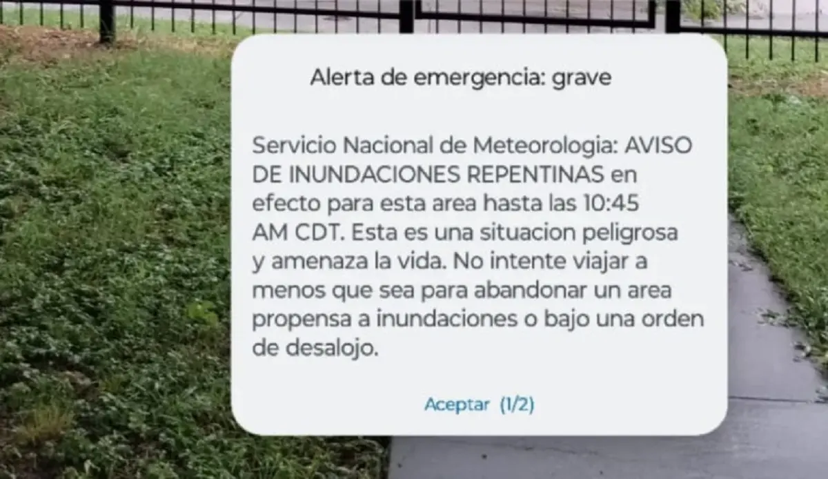 Alarma en la próxima sede de Argentina: peligro de fuertes lluvias e inundaciones en Dallas