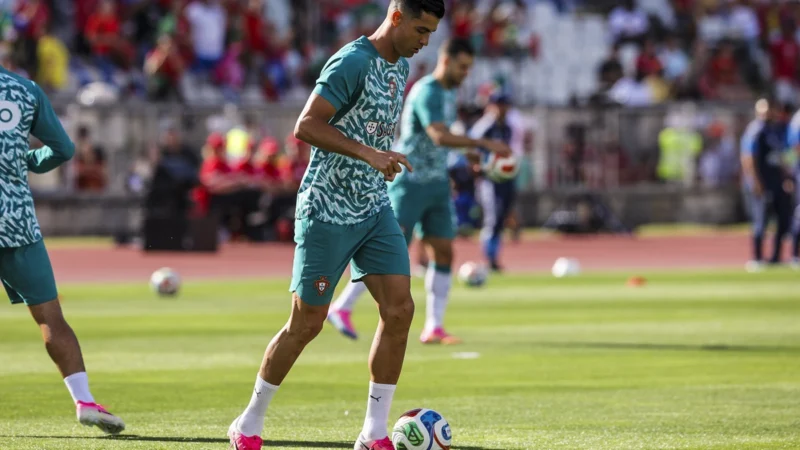 Cristiano Ronaldo es titular en el amistoso de Portugal y Nigeria