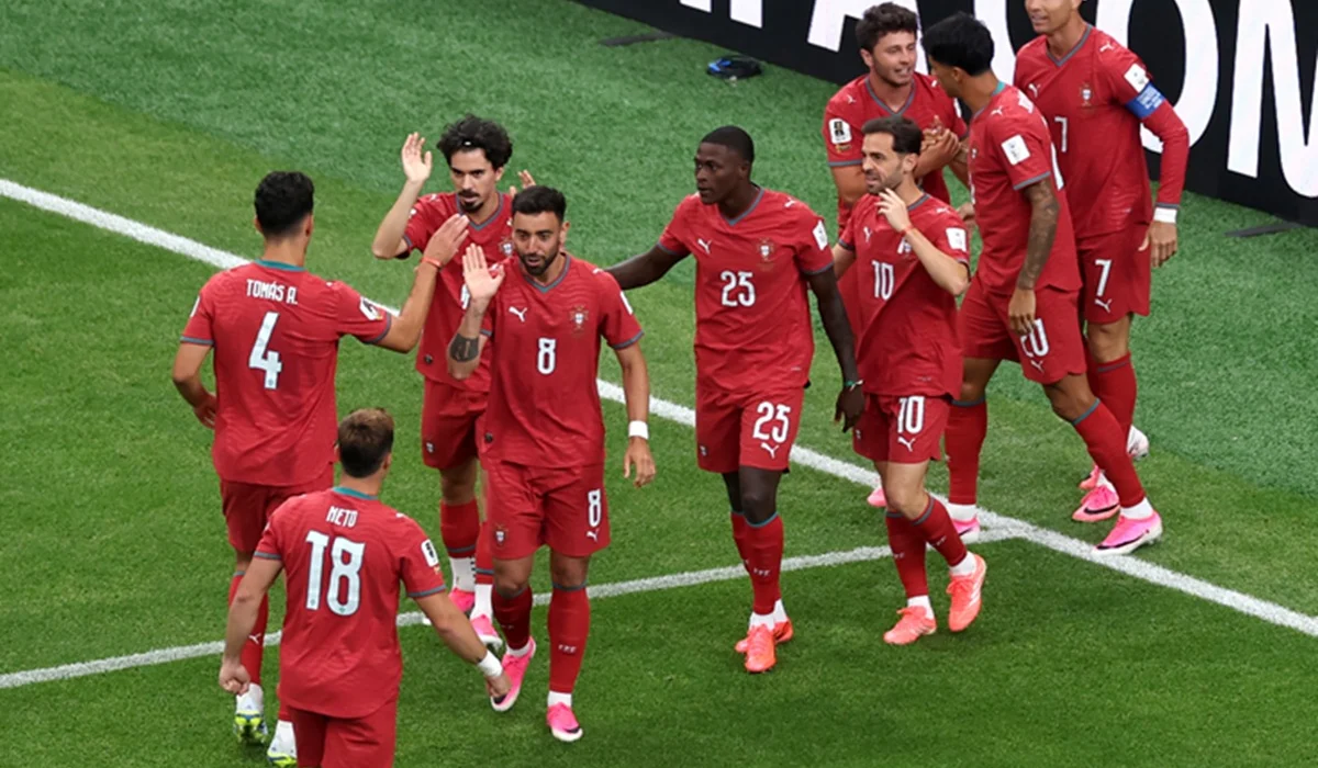 João Neves necesitó seis minutos para abrir la cuenta de Portugal ante RD Congo