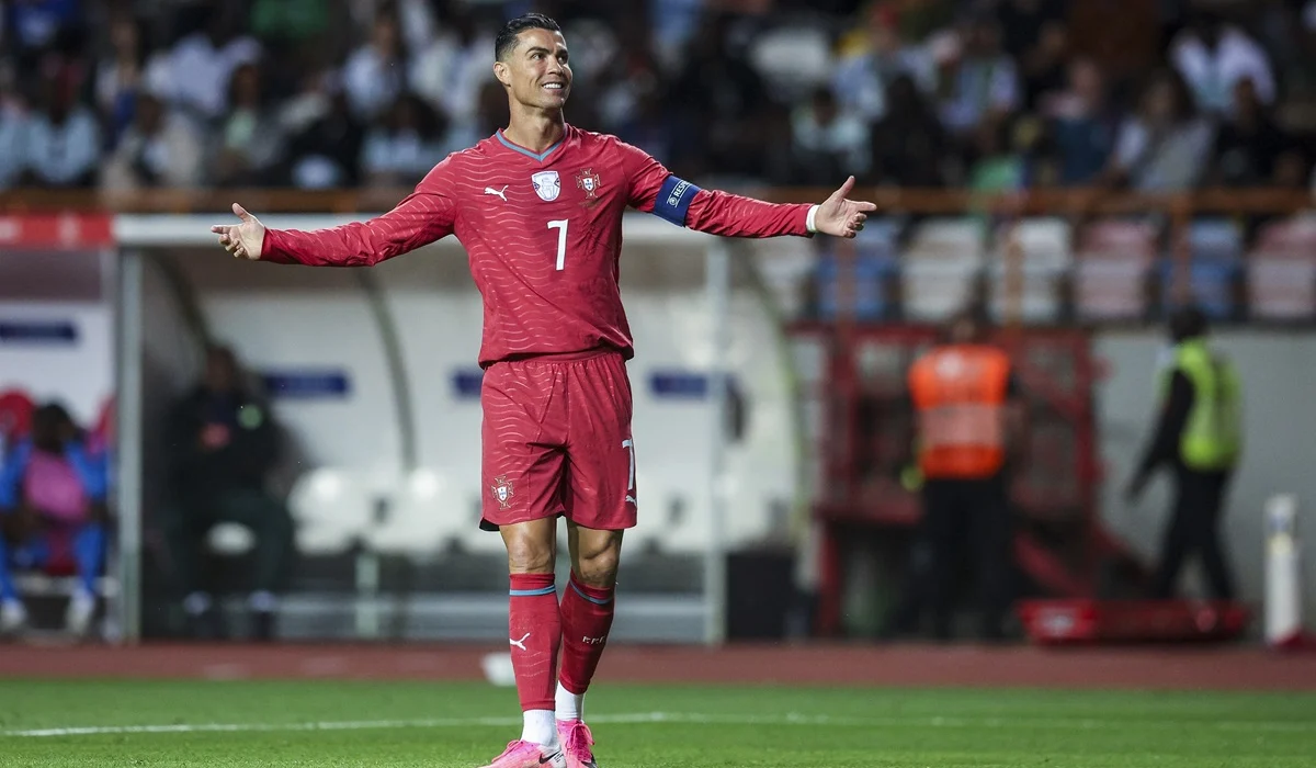 Cristiano Ronaldo jugó 65 minutos con Portugal y desperdició 4 chances